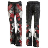 Custom Chop Shop Pants Wornstar Custom Jeans - Galaxy