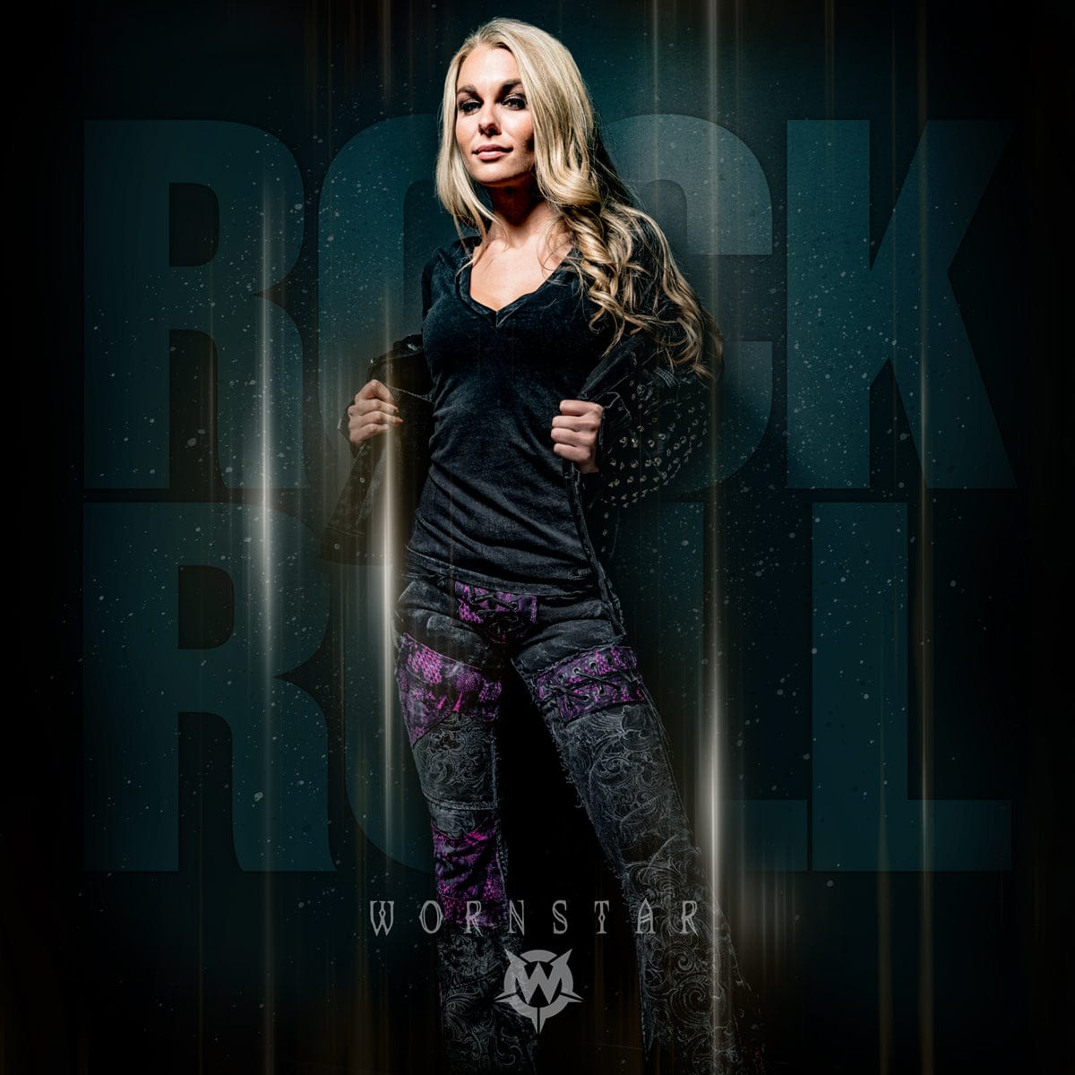 Custom Chop Shop Pants Wornstar Custom Jeans - Lacie - Hot Pink