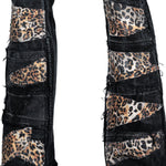 Custom Chop Shop Pants Wornstar Custom Jeans - Leopard Patchwork