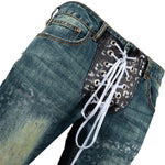 Custom Chop Shop Pants Wornstar Custom Jeans - Leopard Print - Ready to ship - Size 36x34