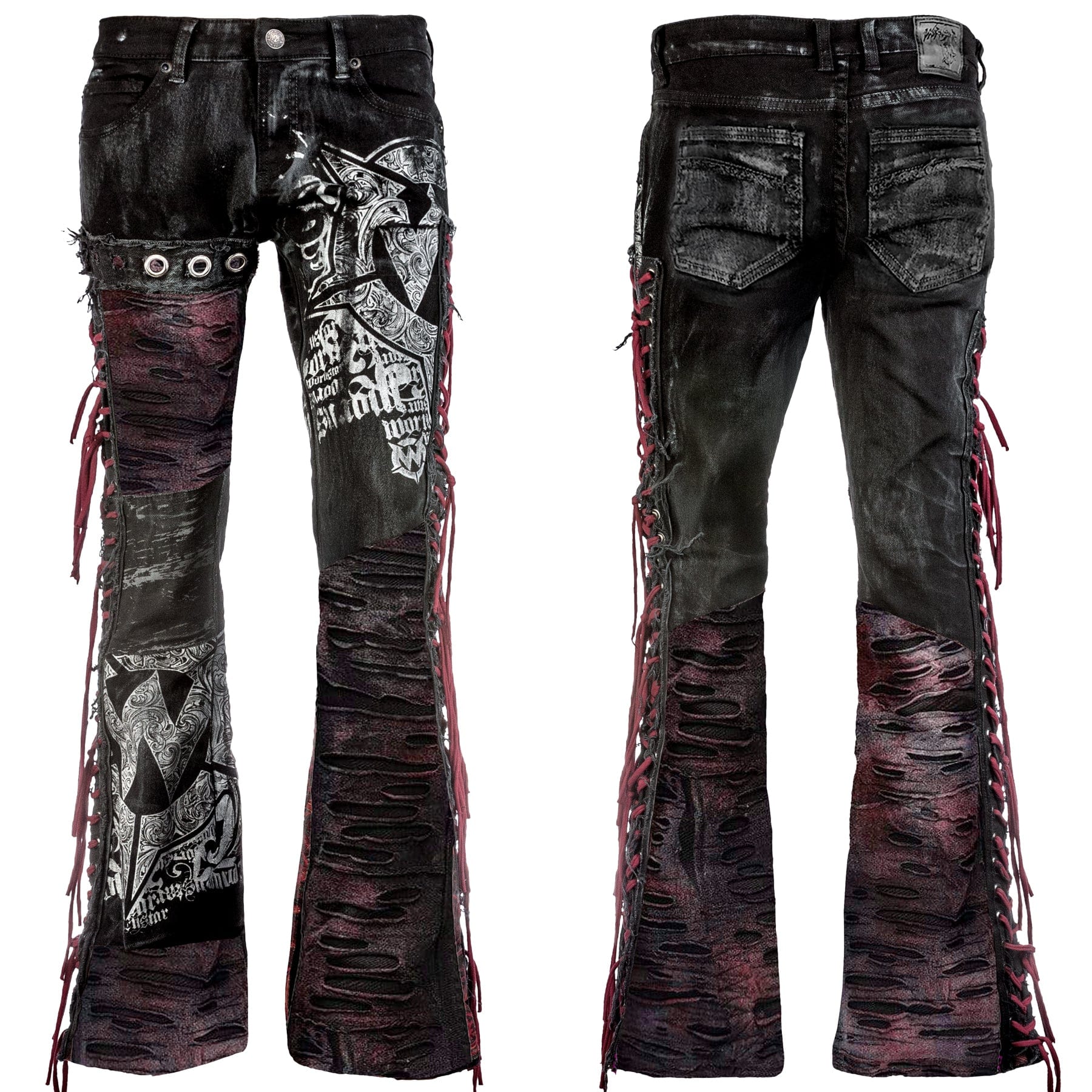 Custom Chop Shop Pants Wornstar Custom Jeans - Magic Dance