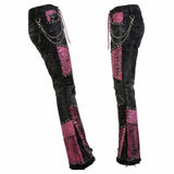 Custom Chop Shop Pants Wornstar Custom Jeans - Neon Rebel