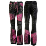 Custom Chop Shop Pants Wornstar Custom Jeans - Neon Rebel