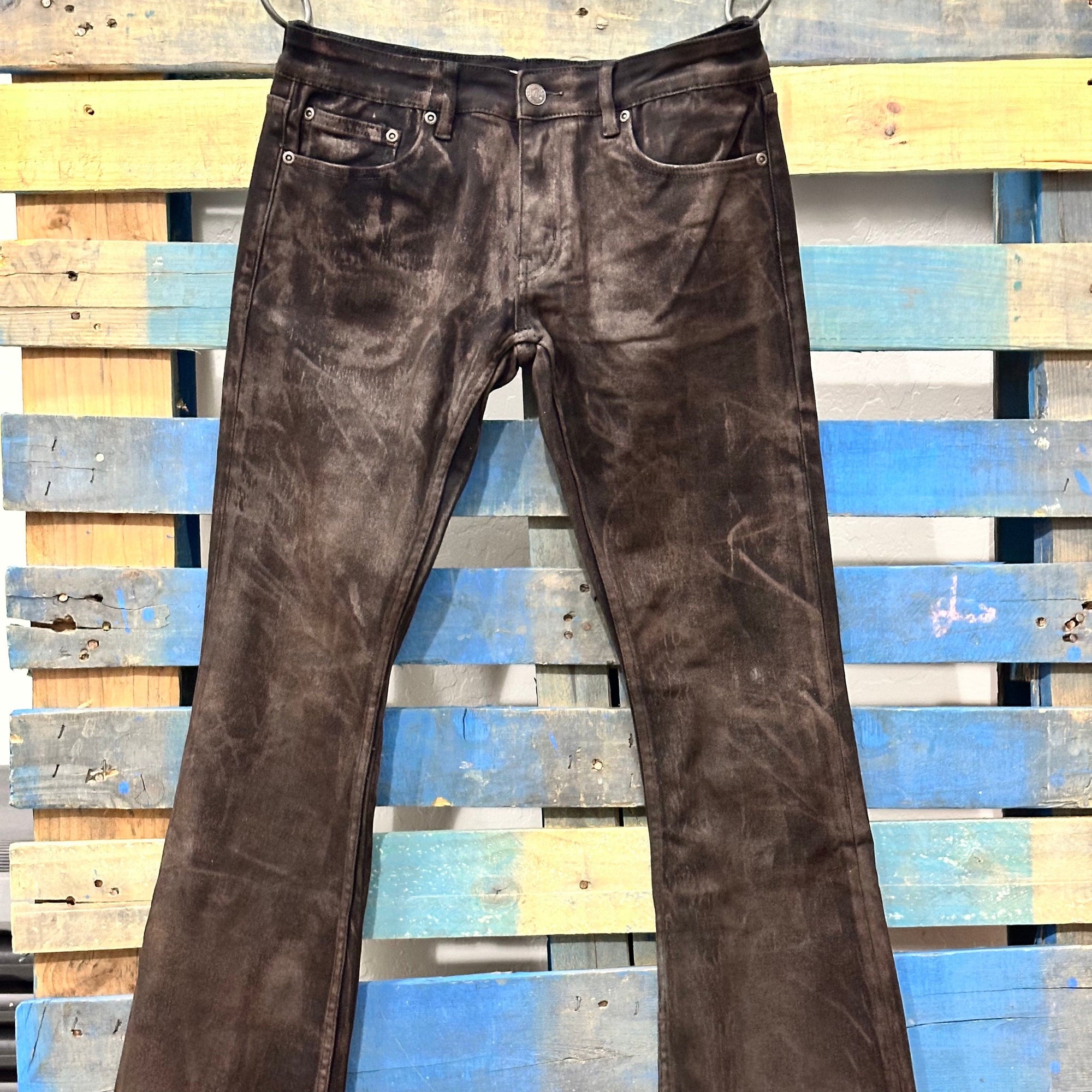 Custom Chop Shop Pants Wornstar Custom Jeans - Raw Umber Alloy Washed