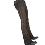 Custom Chop Shop Pants Wornstar Custom Jeans - Raw Umber Alloy Washed Flare