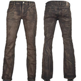 Custom Chop Shop Pants Wornstar Custom Jeans - Raw Umber Alloy Washed Side Laced