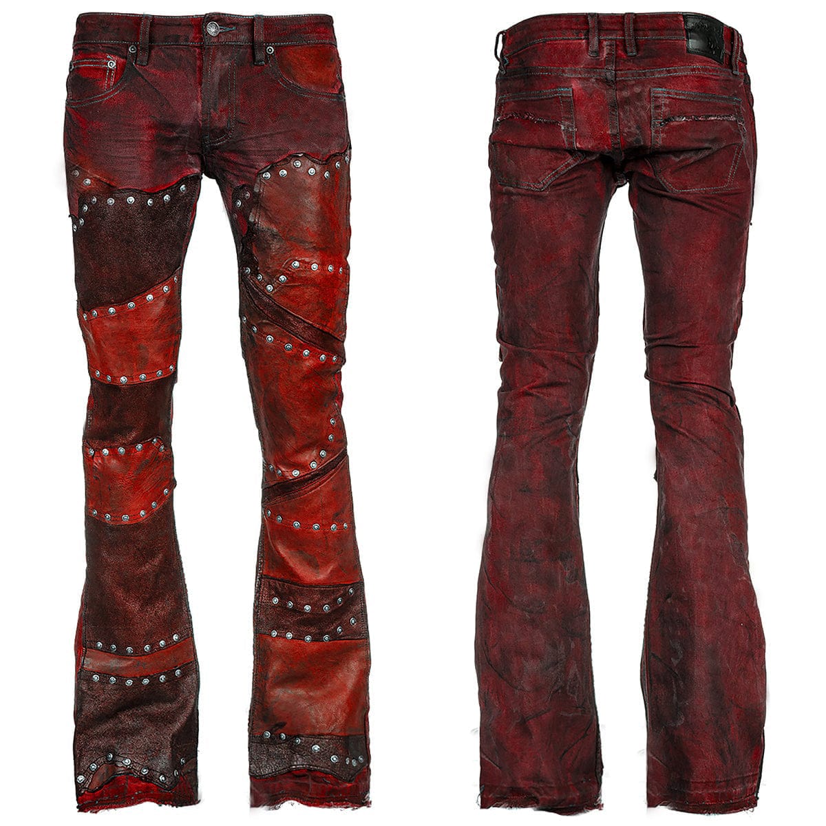 Custom Chop Shop Pants Wornstar Custom Jeans - Red Warrior - WSCP-SJ006