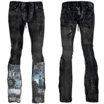 Custom Chop Shop Pants Wornstar Custom Jeans - Scars and Stripes - Ready to ship - Size 31x33