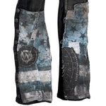 Custom Chop Shop Pants Wornstar Custom Jeans - Scars and Stripes - Ready to ship - Size 31x33