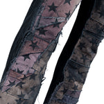 Custom Chop Shop Pants Wornstar Custom Jeans - Shooting Star Patchwork - Ready to Ship