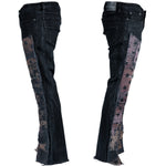 Custom Chop Shop Pants Wornstar Custom Jeans - Shooting Star Patchwork - Ready to Ship