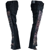 Custom Chop Shop Pants Wornstar Custom Jeans - Shooting Star Patchwork - Ready to Ship