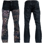Custom Chop Shop Pants Wornstar Custom Jeans - Shooting Star Patchwork - Ready to Ship