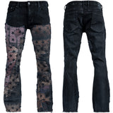 Custom Chop Shop Pants Wornstar Custom Jeans - Shooting Star Patchwork - Ready to Ship