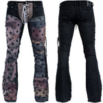 Custom Chop Shop Pants Wornstar Custom Jeans - Shooting Star Patchwork - Ready to Ship