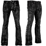 Custom Chop Shop Pants Wornstar Custom Jeans - Side Button - Smoke Wash