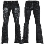 Wornstar Custom Pants - Skull Spines