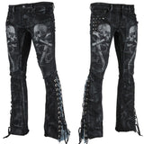 Wornstar Custom Pants - Skull Spines