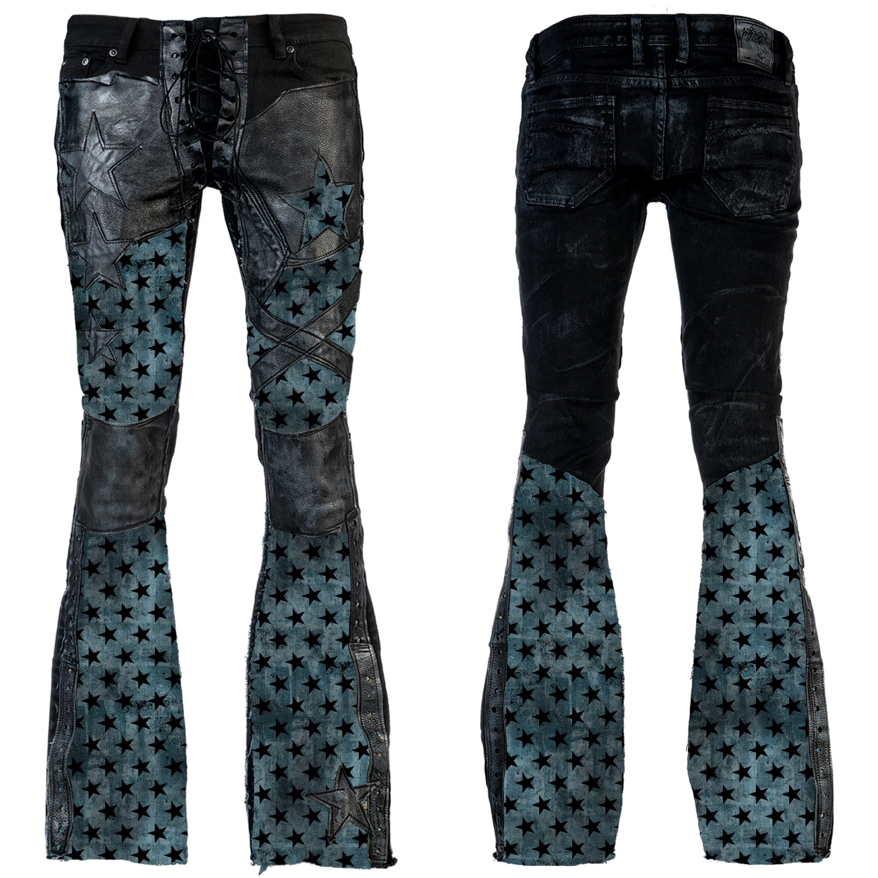 Custom Chop Shop Pants Wornstar Custom Jeans - Space Oddity
