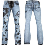 Custom Chop Shop Pants Wornstar Custom Jeans - Spark - Ready to ship - Size 32x34