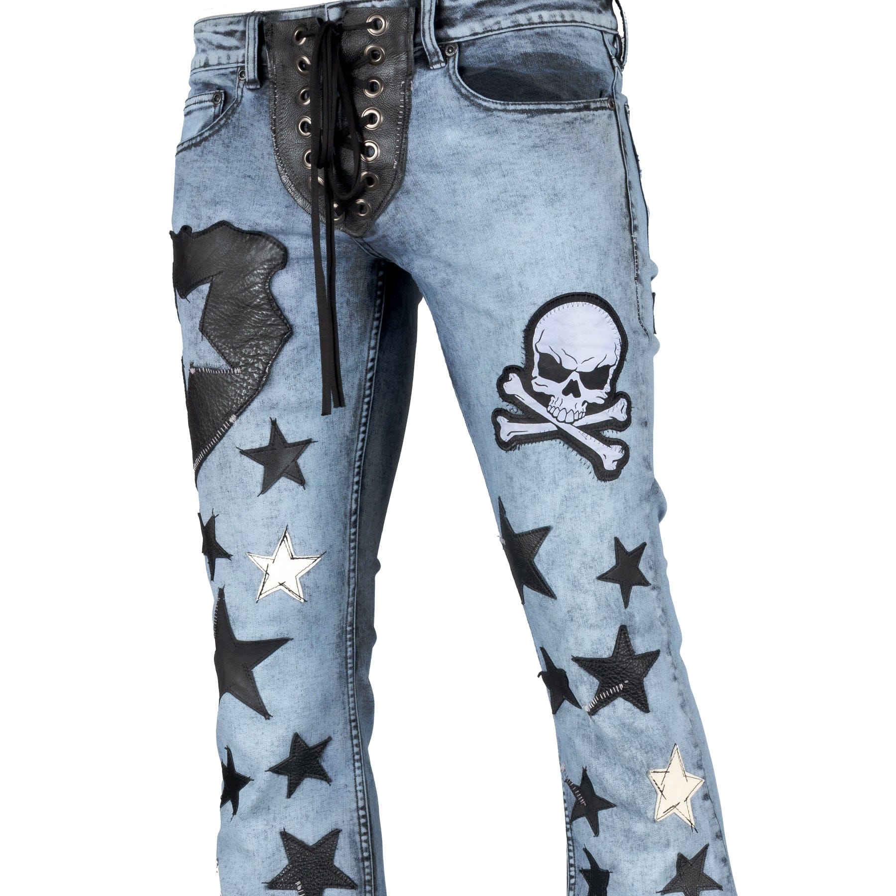 Custom Chop Shop Pants Wornstar Custom Jeans - Spark - Ready to ship - Size 32x34