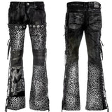 Custom Chop Shop Pants Wornstar Custom Jeans - Spots - White Distressed