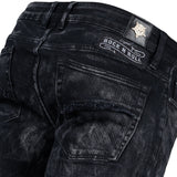 Custom Chop Shop Pants Wornstar Custom Jeans - Star Patchwork - Ready to Ship - Size 34x32