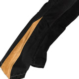 Wornstar Clothing mens custom pants. Handmade custom rocker style denim and leather rock pants.