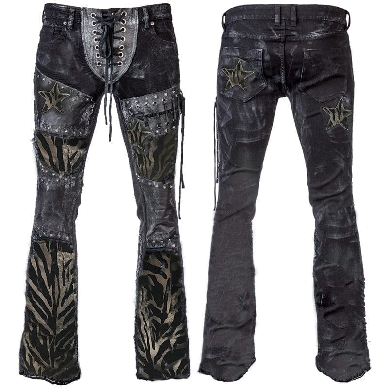 Custom Chop Shop Pants Wornstar Custom Jeans - The Zebra Stars