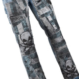 Custom Chop Shop Pants Wornstar Custom Jeans - Thrill - Blue - Ready to ship - Size 34x34