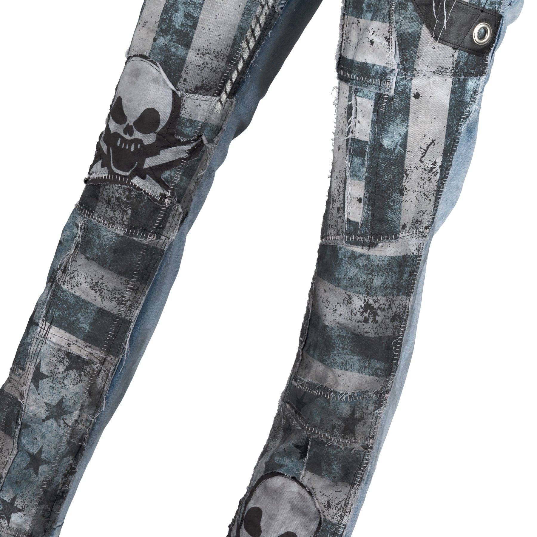 Custom Chop Shop Pants Wornstar Custom Jeans - Thrill - Blue - Ready to ship - Size 34x34