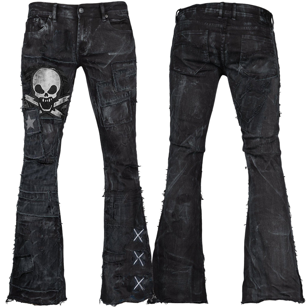 Silver Stripe Custom Pants - Wornstar