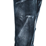 Custom Chop Shop Pants Wornstar Custom Jeans - White Pearl Alloy Wash - Side Button Black