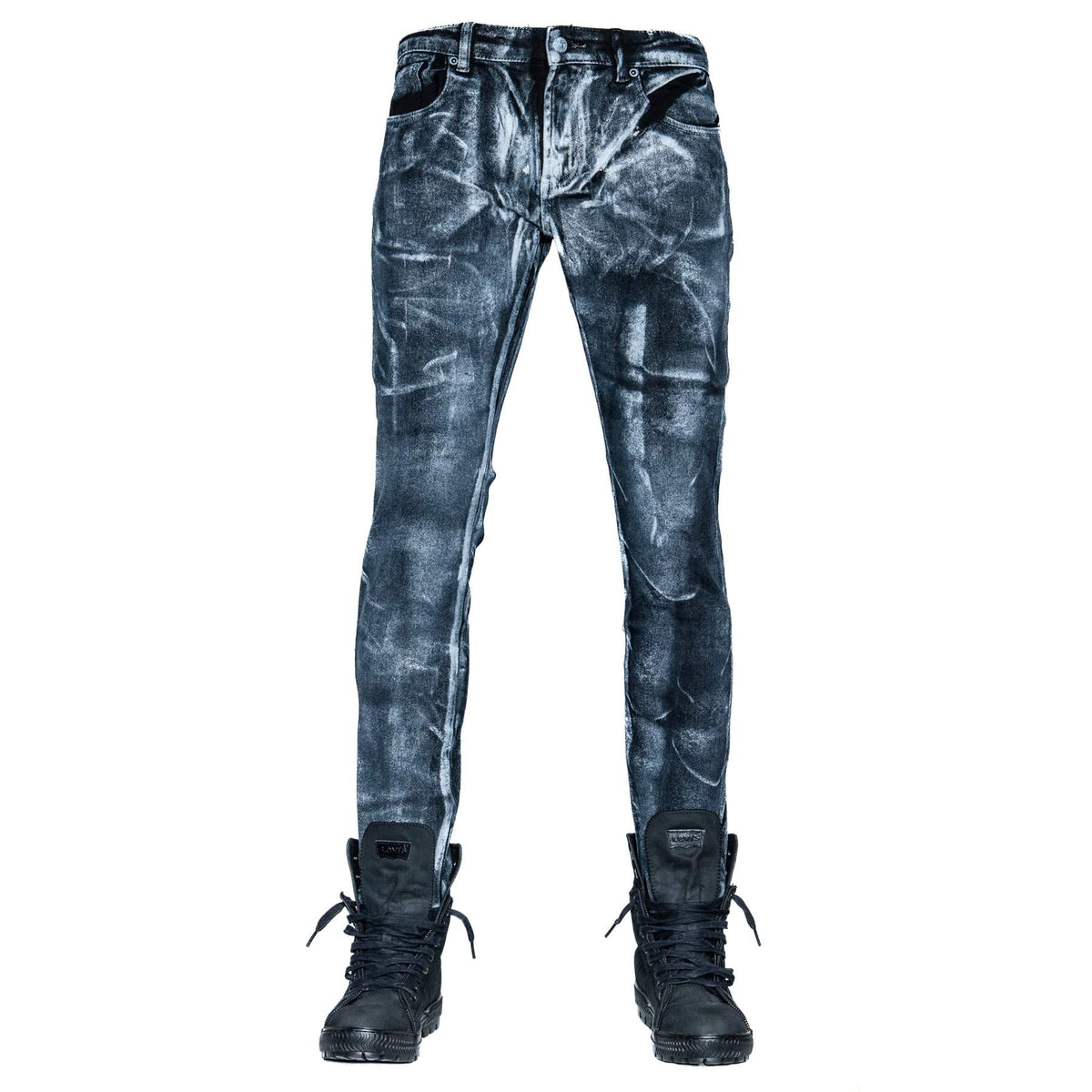 Custom Chop Shop Pants Wornstar Custom Jeans - White Pearl Alloy Wash - Slim Fit