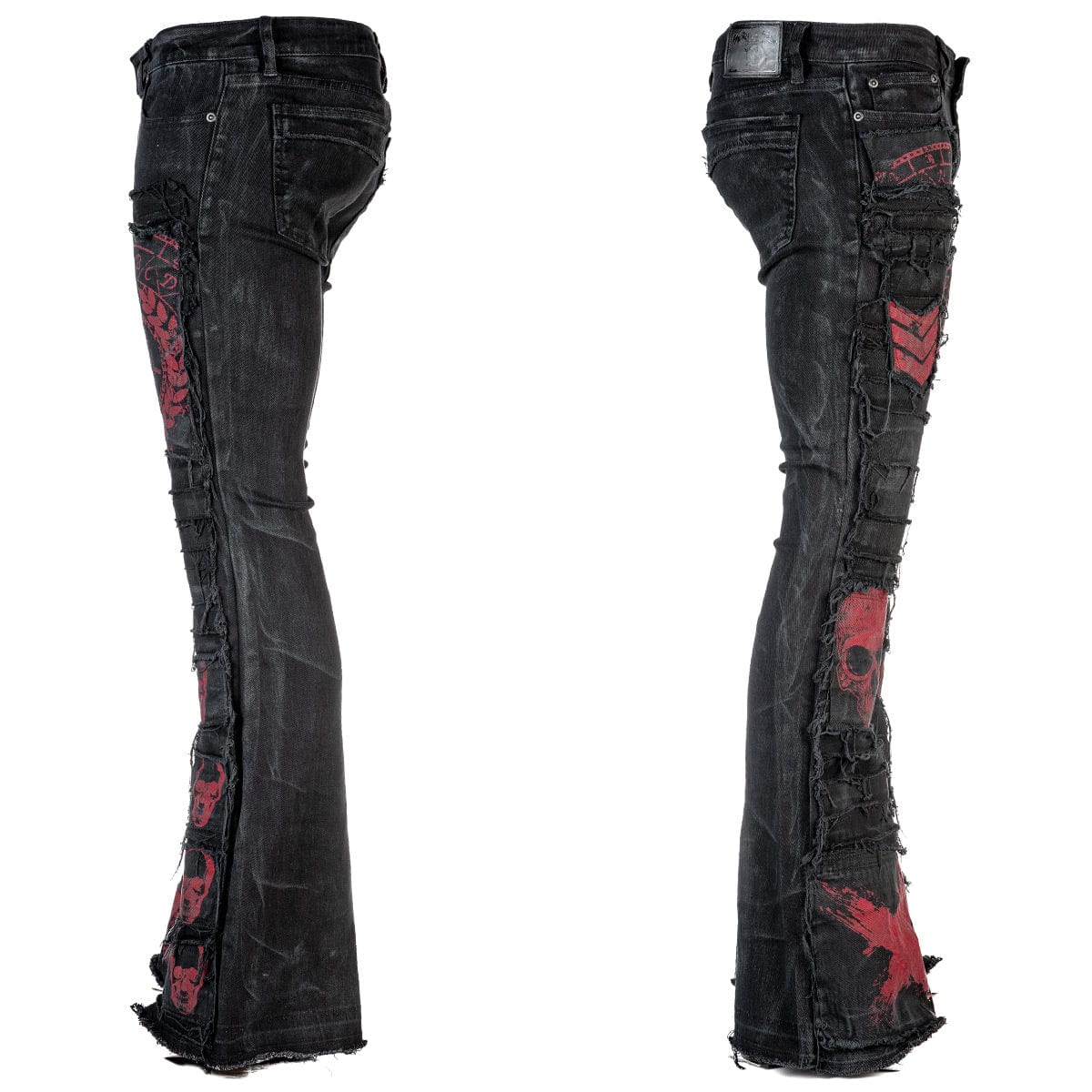 Rockstar Original, Jeans, Rockstar Original Red Lettering Embroidery  Black Denim Jeans