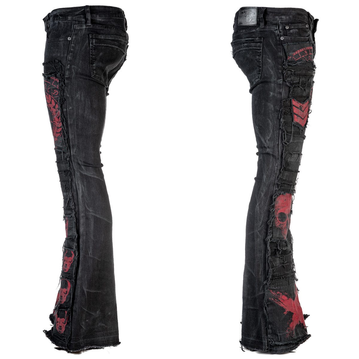 Wornstar Custom Pants - Original Wild Side Red