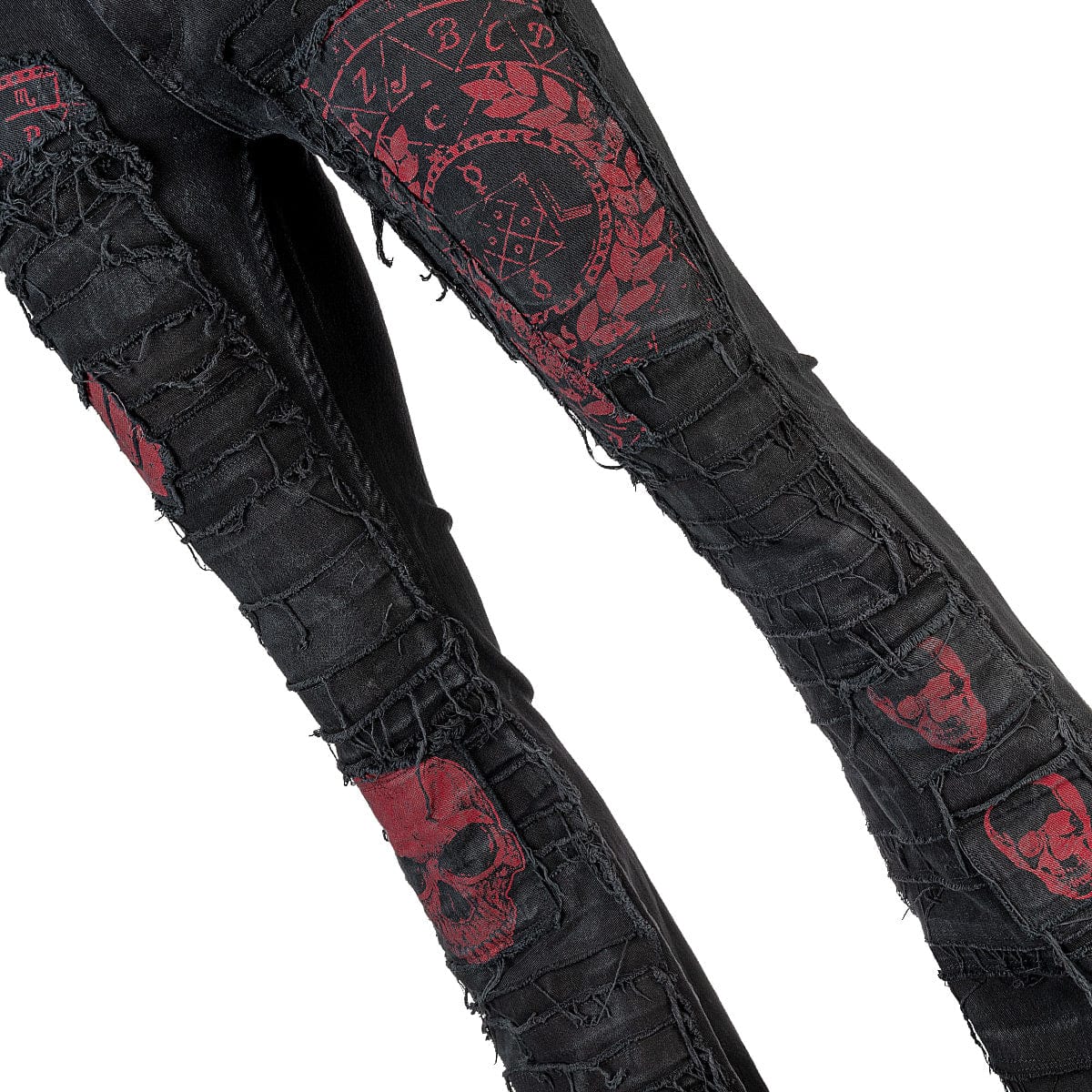 Wornstar Custom Pants - Original Wild Side Red