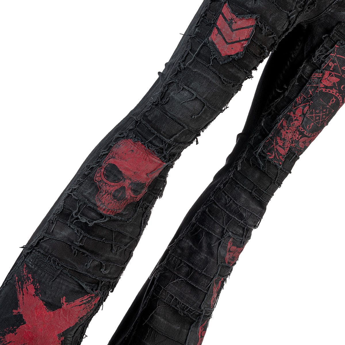 Wornstar Custom Pants - Original Wild Side Red