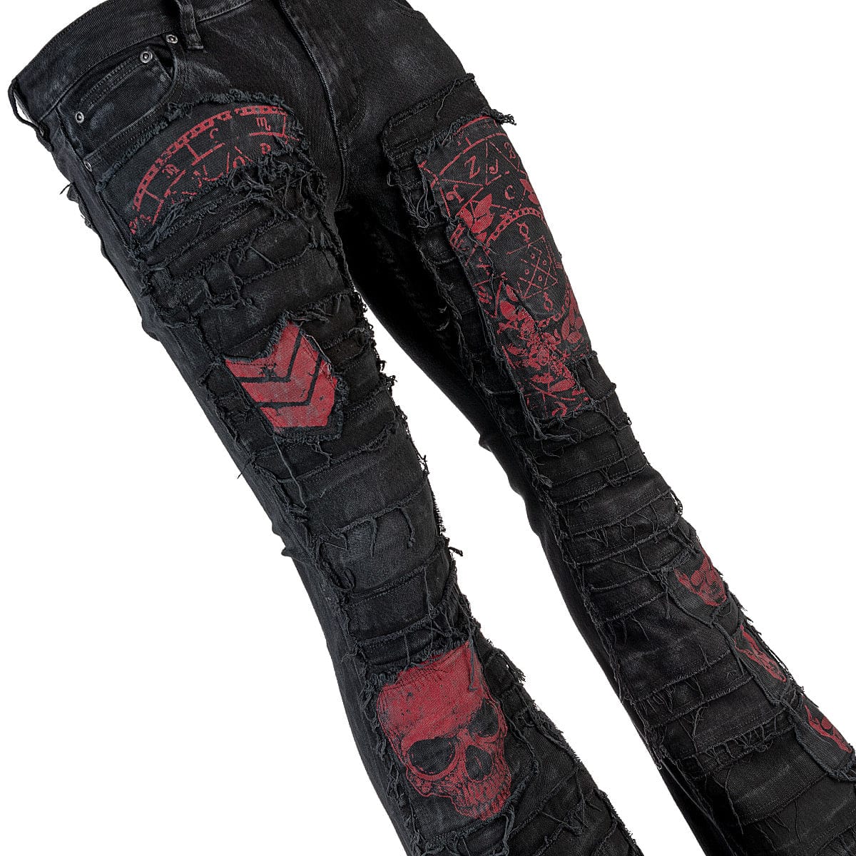 Wornstar Custom Pants - Original Wild Side Red