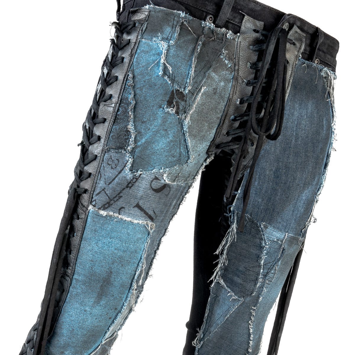 The Denim Patchwork Pants (Made to Order)
