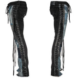 Custom Chop Shop Pants Wornstar Custom - Jeans - Blue Denim Patchwork - Drab