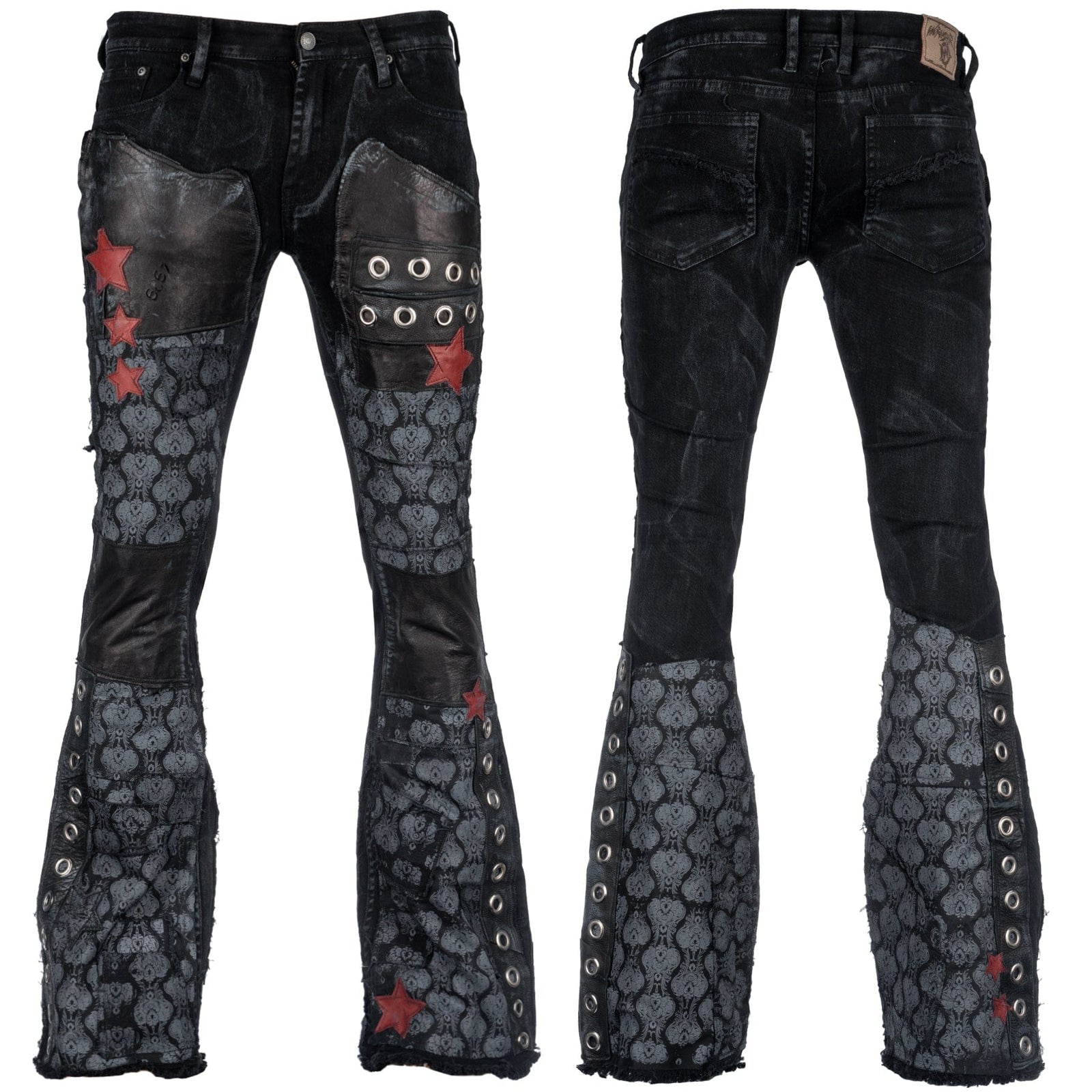 Men’s Blackout Gothic/Punk Rocker Jeans