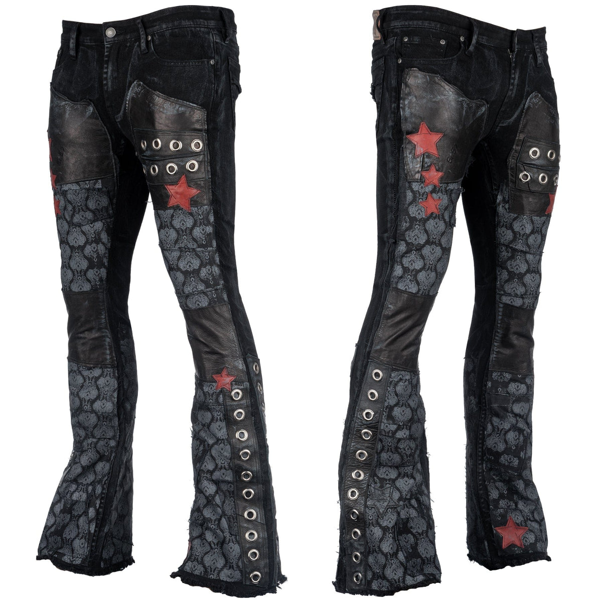 Wornstar Custom Pants - Odyssey Black and Red
