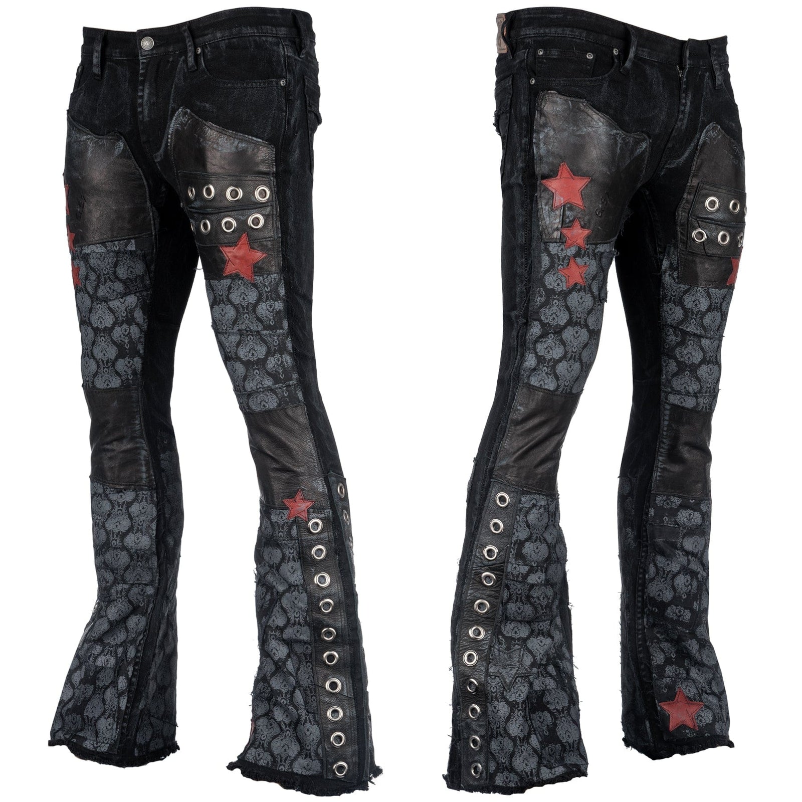 Wornstar Custom Pants - Odyssey Black and Red