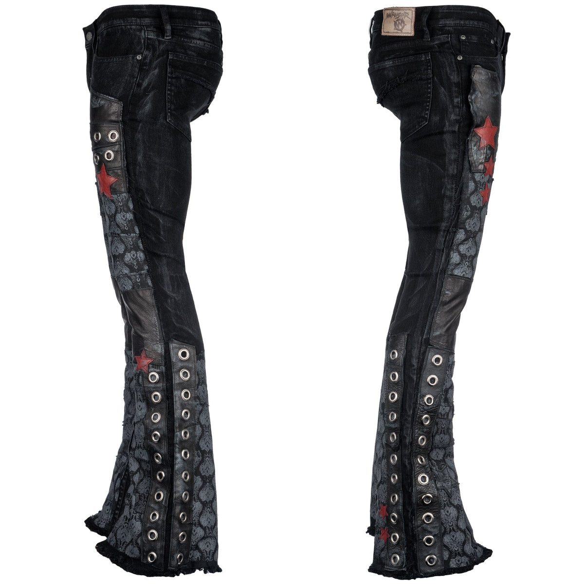 Wornstar Custom Pants - Odyssey Black and Red