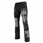 Custom Chop Shop Pants Wornstar Custom Jeans - Zebra Print Patchwork - FBRR - Ready to Ship - Size 32x32
