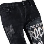 Custom Chop Shop Pants Wornstar Custom Jeans - Zebra Print Patchwork - FBRR - Ready to Ship - Size 32x32