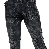 Custom Chop Shop Pants Wornstar Custom Jeans - Zebra Print - Ready to ship - Size 32x34