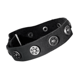 Custom Chop Shop Accessory Wornstar Custom Leather Bracelet - Star Bolt
