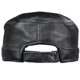 Custom Chop Shop Accessory Wornstar Custom Leather Hat - Studded Black - One of a Kind - 04
